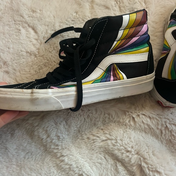 Vans High-Top Sneakers - sk8-hi rainbow prism men’s size 9/womens 10.5 - Picture 8 of 10